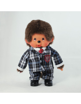 Monchhichi 格仔西裝男孩