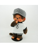 Monchhichi 方格帽子男孩