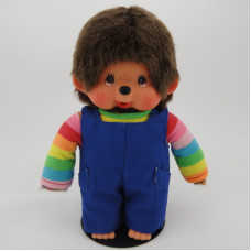 Monchhichi 彩虹袖連身褲男孩