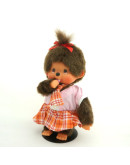 Monchhichi 橙色泡泡裙女孩