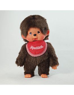 Monchhichi 基本款圍巾男孩(紅)