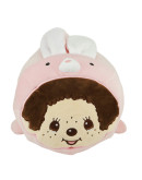 Monchhichi 軟棉棉兔仔抱枕
