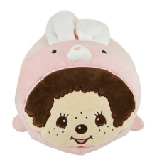 Monchhichi 軟棉棉兔仔抱枕