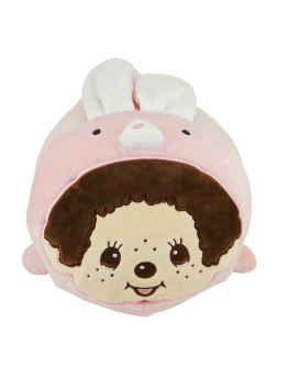 Monchhichi 軟棉棉兔仔抱枕