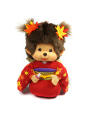 Monchhichi 楓葉和服跪姿女孩