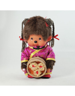 Monchhichi 燒賣點心中國女孩