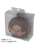 Monchhichi 粉紅色矽膠零錢包