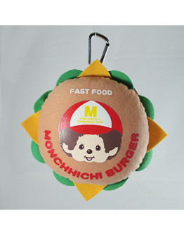 Monchhichi 漢堡包零錢包