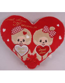 Monchhichi 心型枕