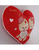 Monchhichi 心型枕