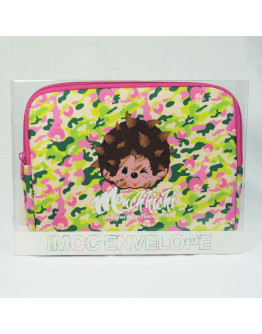 Monchhichi 迷彩多功能袋/ ipad套