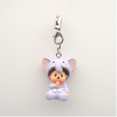 Monchhichi PVC大象掛件