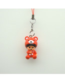 Monchhichi PVC小熊掛件