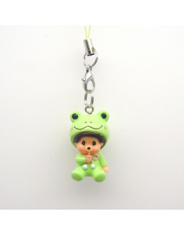 Monchhichi PVC青蛙掛件