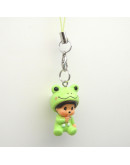 Monchhichi PVC青蛙掛件