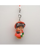 Monchhichi PVC四葉草女孩掛件