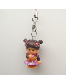 Monchhichi PVC夏威夷女孩掛件