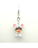 Monchhichi PVC老鼠掛件