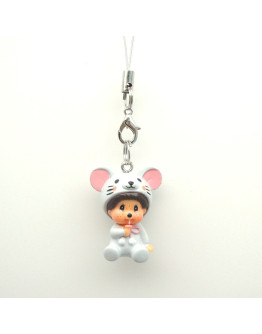 Monchhichi PVC老鼠掛件
