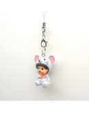 Monchhichi PVC老鼠掛件