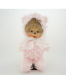 Monchhichi 粉色熊熊掛件 SS號