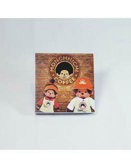 Monchhichi 咖啡系列-便條紙
