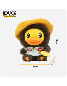Monchhichi x B.Duck系列-坐姿塘膠毛絨