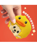 Monchhichi x B.Duck系列-矽膠鏡子（黃色款）