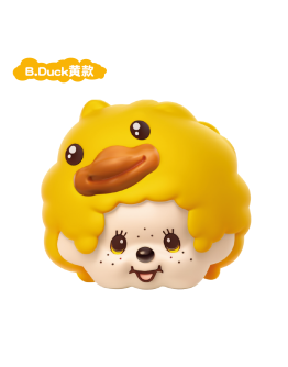 Monchhichi x B.Duck系列-矽膠鏡子（黃色款）