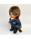 Monchhichi 格仔服裝男孩(綠色)