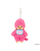 A Monchhichi 色彩系列玫紅色掛件