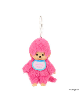 A Monchhichi 色彩系列玫紅色掛件