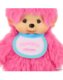A Monchhichi 色彩系列玫紅色掛件