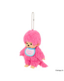 A Monchhichi 色彩系列玫紅色掛件