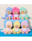 A Monchhichi 色彩系列玫紅色掛件