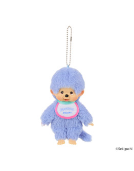 Monchhichi 色彩系列藍色掛件