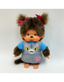 Monchhichi 動物服裝系列 貓貓女孩 S號