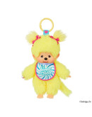 Monchhichi 棒棒糖女孩黃色掛件