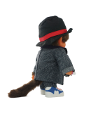 Monchhichi 黑色禮帽星星T恤男孩