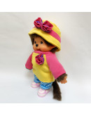 Monchhichi 長袖T恤藍白間條褲子套裝