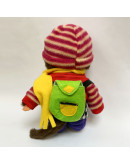 Monchhichi 黃色頸巾絨毛外套套裝
