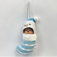 Monchhichi聖誕系列聖誕雪人掛件