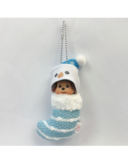 Monchhichi聖誕系列聖誕雪人掛件