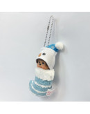 Monchhichi聖誕系列聖誕雪人掛件