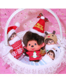 Monchhichi聖誕系列聖誕雪人掛件