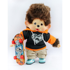 Monchhichi 滑板潮流男孩 M號