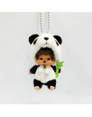 Monchhichi 熊貓掛件 坐款