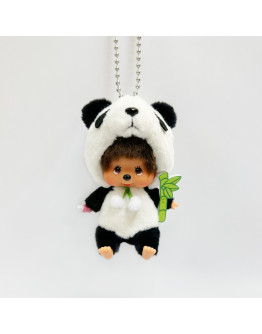 Monchhichi 熊貓掛件 坐款