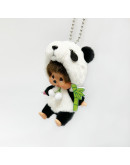 Monchhichi 熊貓掛件 坐款