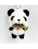 Monchhichi 熊貓掛件 坐款